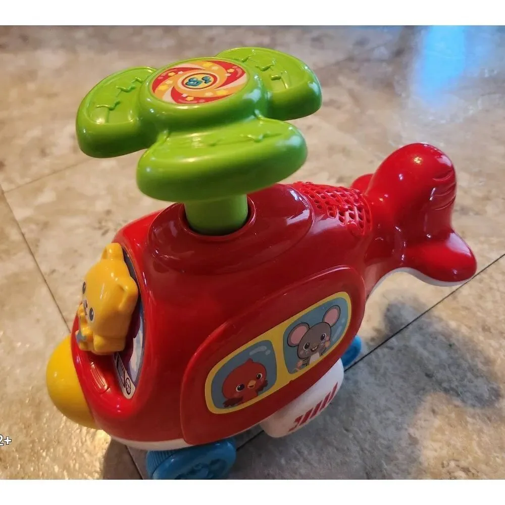 V-Tech Spin and Go Helicoptot electronic interactive toy